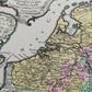 Historische Postkarte – Antike Deutschland Karte 1769