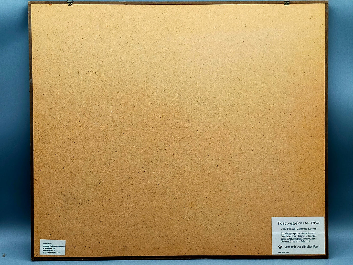 Historische Postkarte – Antike Deutschland Karte 1769