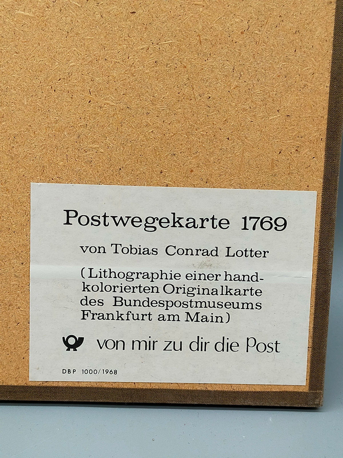 Historische Postkarte – Antike Deutschland Karte 1769