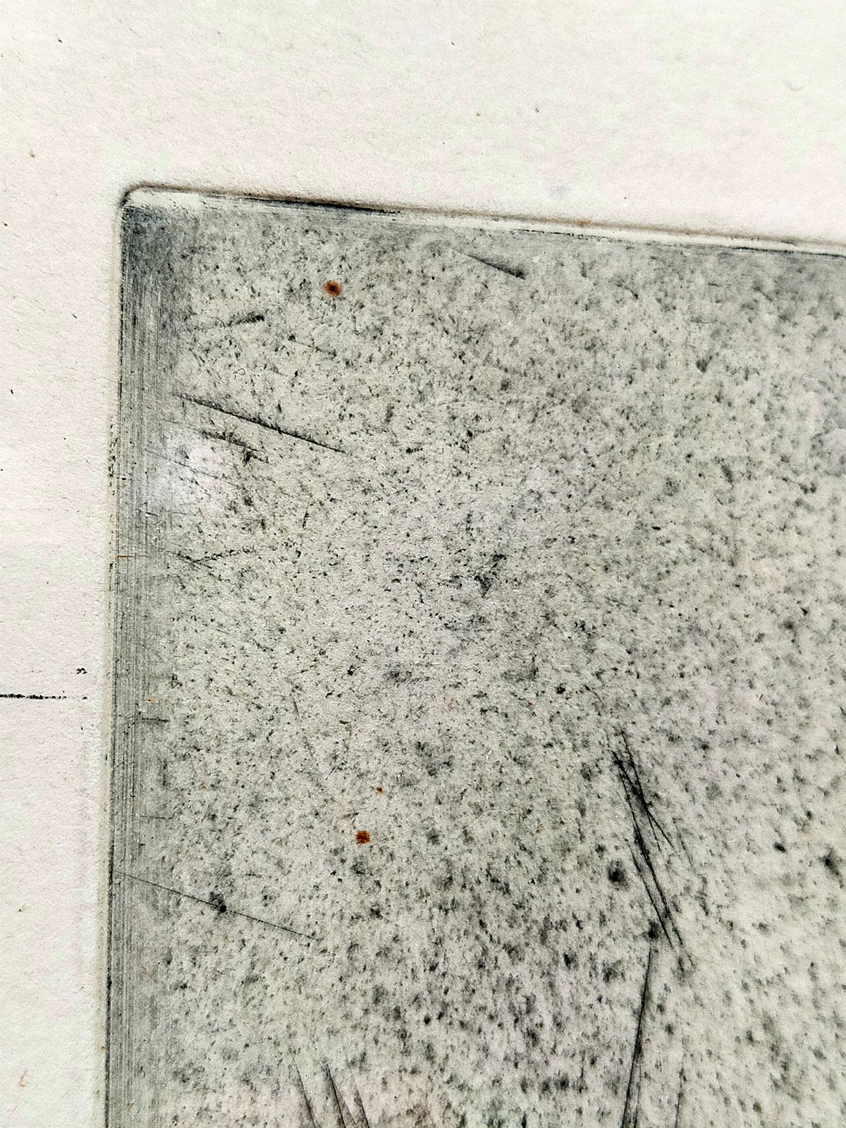 Georg Walter Rössner Frühlingslandschaft mit Spaziergängerin Radierung