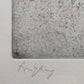 Georg Walter Rössner Frühlingslandschaft mit Spaziergängerin Radierung