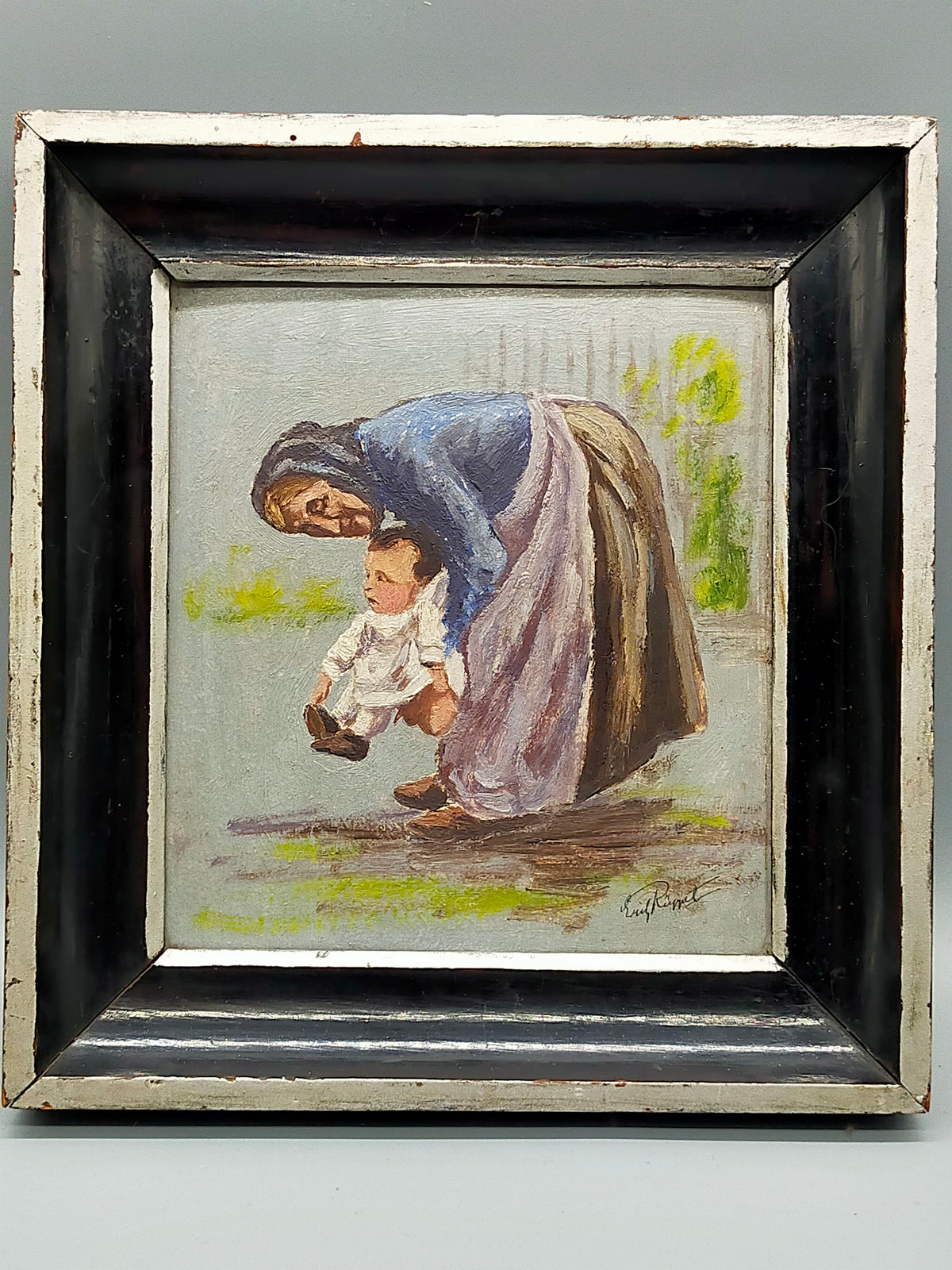 Emil Rumpf – Genrebild – Mutter mit Kind
