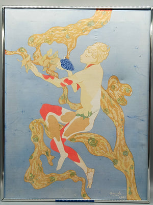 Amike (1963) – L'Après-midi d'un faune – Textilarbeit / Batik