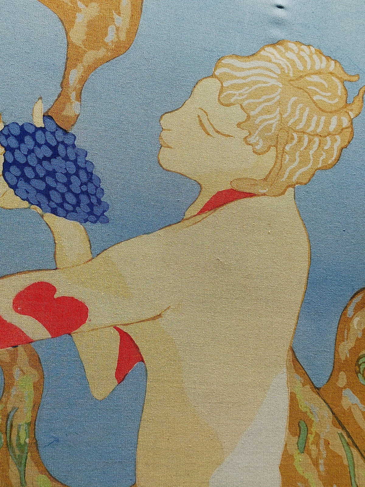 Amike (1963) – L'Après-midi d'un faune – Textilarbeit / Batik