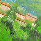 Spanische Schule (XX) – Landschaft mit Brücke und Burg