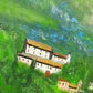 Spanische Schule (XX) – Landschaft mit Brücke und Burg