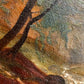 H. Godzews Ölgemälde – Romantische Waldlandschaft mit Bachlauf