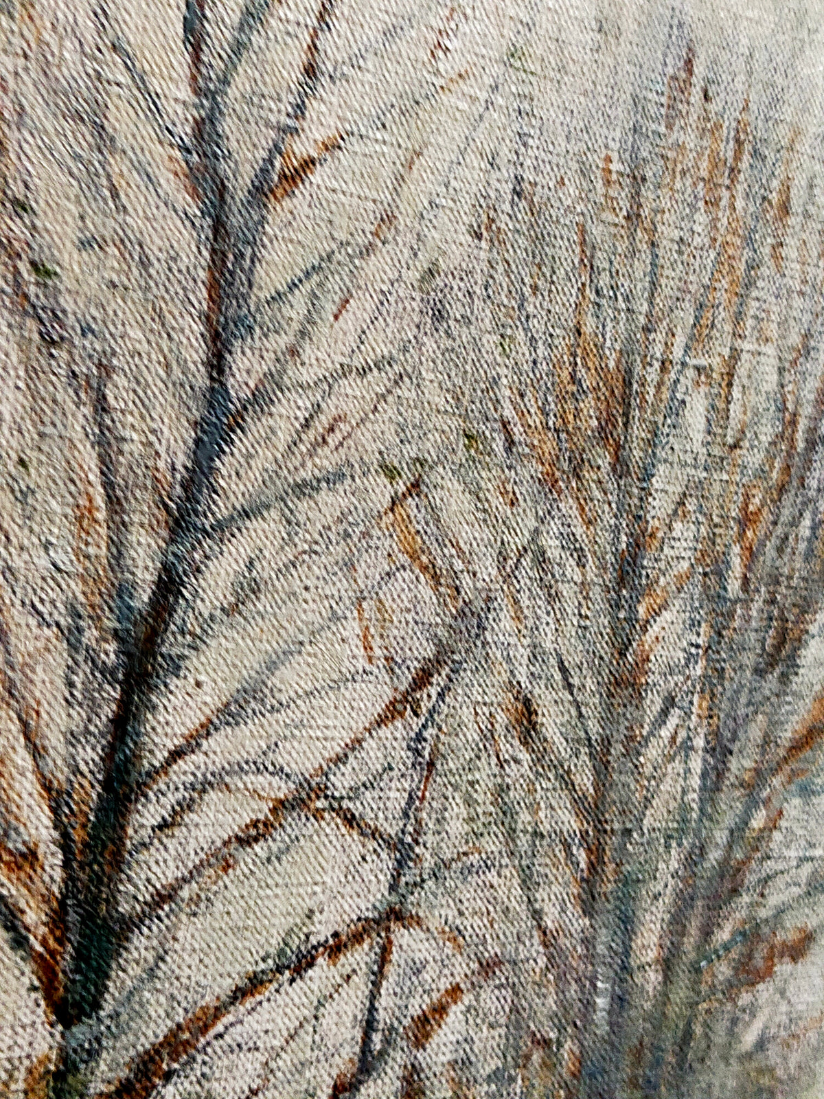 Fritz Köhler – Winterliche Waldlandschaft mit Pferdekutsche – Ölgemälde