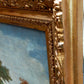 A. Bastien- Ölgemälde Landschaft – Öl auf Leinwand gerahmt
