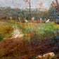 A. Bastien- Ölgemälde Landschaft – Öl auf Leinwand gerahmt