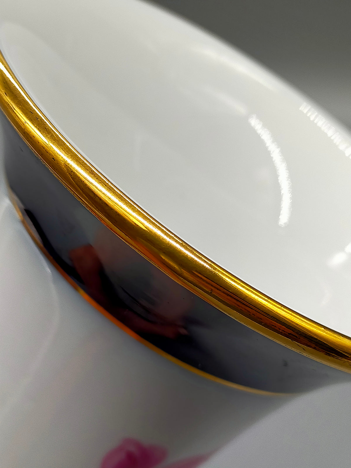 Meissen Porzellanvase – Handbemalte Trompetenvase Blumen 1 Wahl