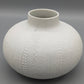 Heinrich Germany Bisquitporzellan Vase – Mid-Century Strukturvase