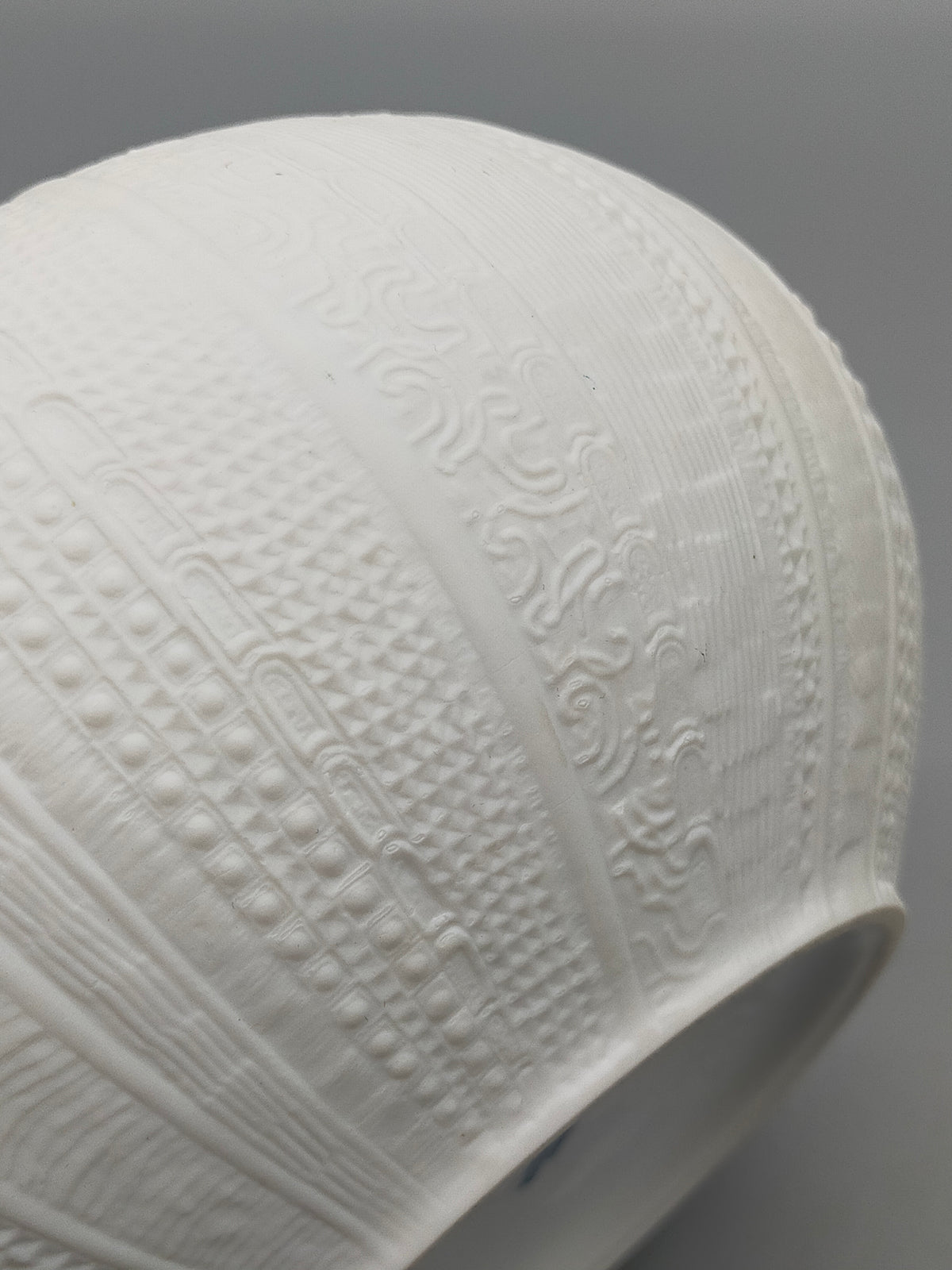 Heinrich Germany Bisquitporzellan Vase – Mid-Century Strukturvase
