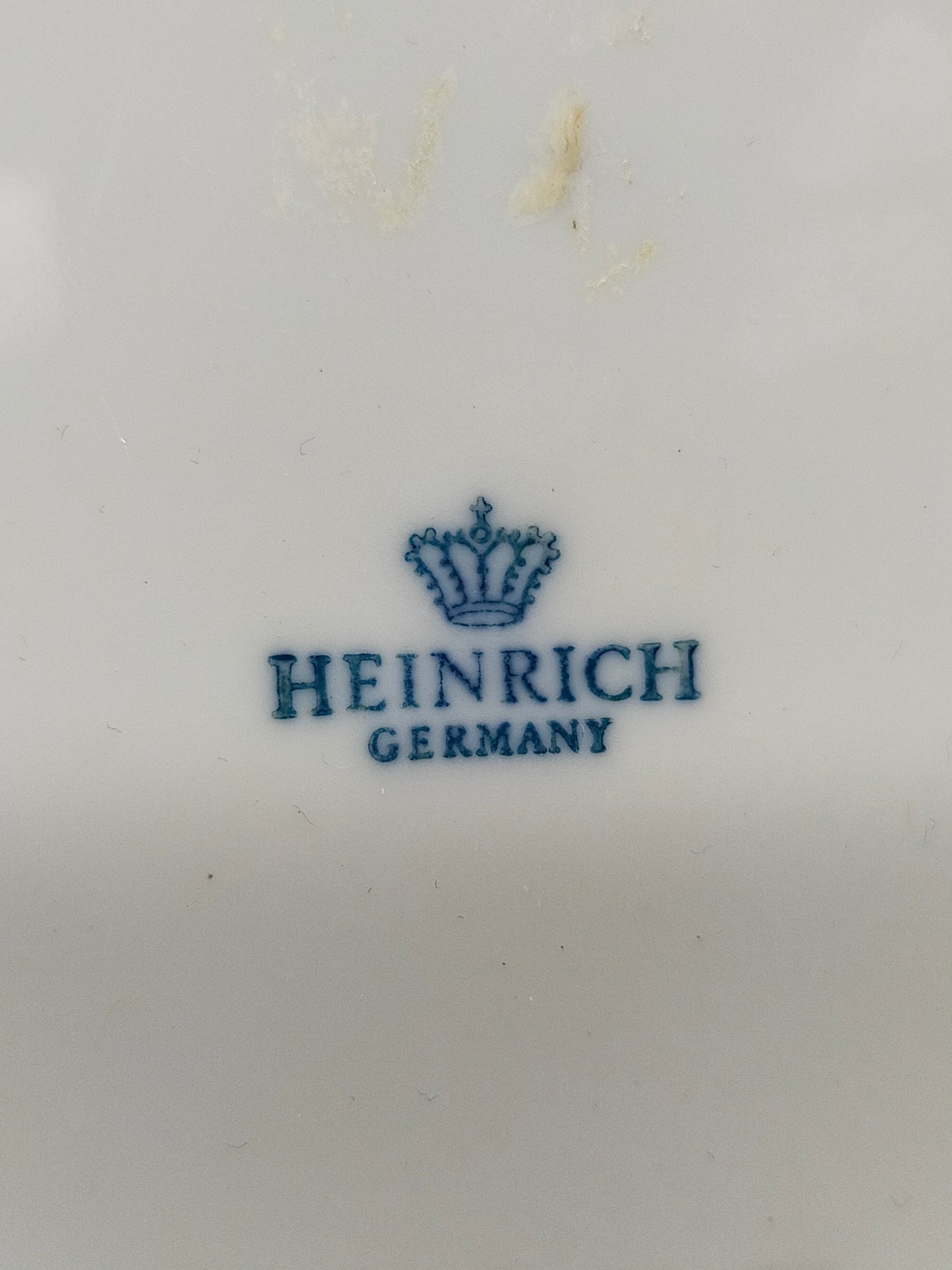 Heinrich Germany Bisquitporzellan Vase – Mid-Century Strukturvase