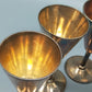 6er Set Versilberte Schnapsbecher Gebr. Hepp 90 – Elegant