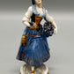 Elegante Thüringen Porzellanfigur – Edle Dame mit Blumenkorb