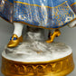 Elegante Thüringen Porzellanfigur – Edle Dame mit Blumenkorb