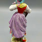 Elegante Thüringen Porzellanfigur – Handbemalte Dame mit Vogelkäfig