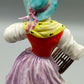 Elegante Thüringen Porzellanfigur – Handbemalte Dame mit Vogelkäfig
