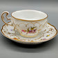 Elegante Nymphenburg Tasse mit Untertasse – Handbemaltes Porzellan