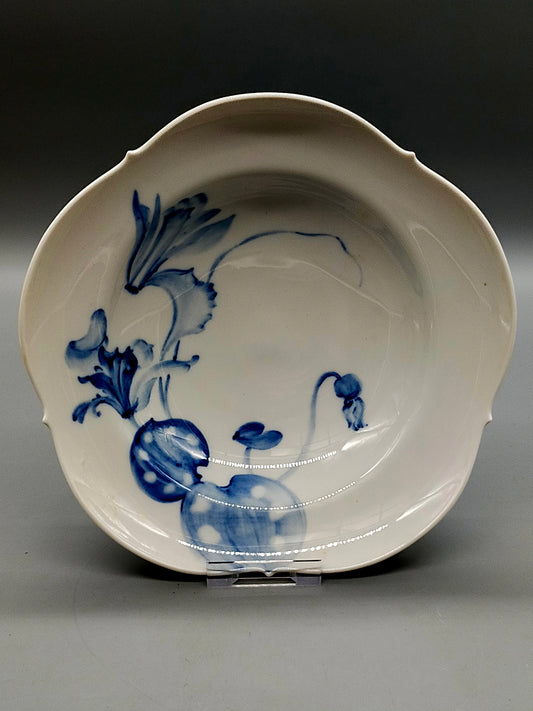 Antike Meissen Porzellanschale – Handbemaltes