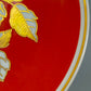 Wandteller Porzellan Wallendorf Goldrelief Handgemalt Blumen