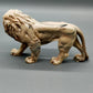 Große Löwenfigur – Handgearbeitete Alabaster-Skulptur