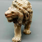 Große Löwenfigur – Handgearbeitete Alabaster-Skulptur
