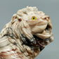 Große Löwenfigur – Handgearbeitete Alabaster-Skulptur