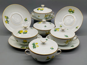 Bing & Grøndahl Suppentassen Set – Handbemalt Porzellan