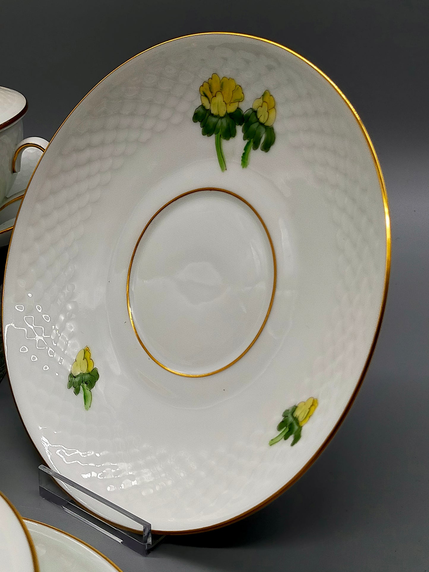 Bing & Grøndahl Suppentassen Set – Handbemalt Porzellan