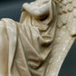 Antiker Porzellan Engel – Handbemalte Skulptur Figur