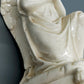 Antiker Porzellan Engel – Handbemalte Skulptur Figur