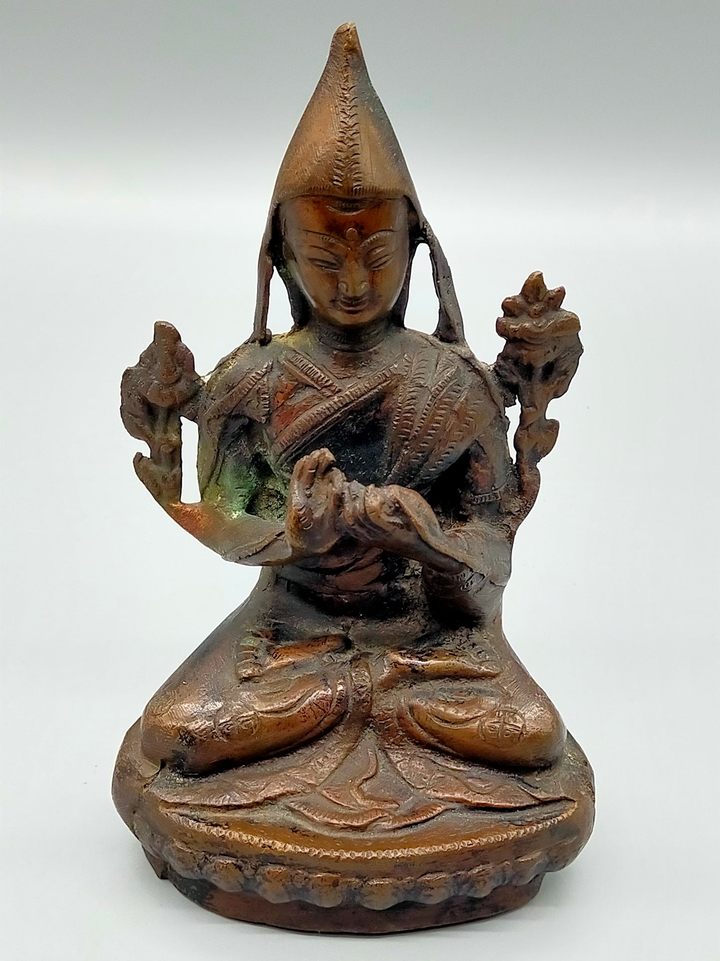 Antike Bronze-Figur – Handgefertigte Asiatische Buddah