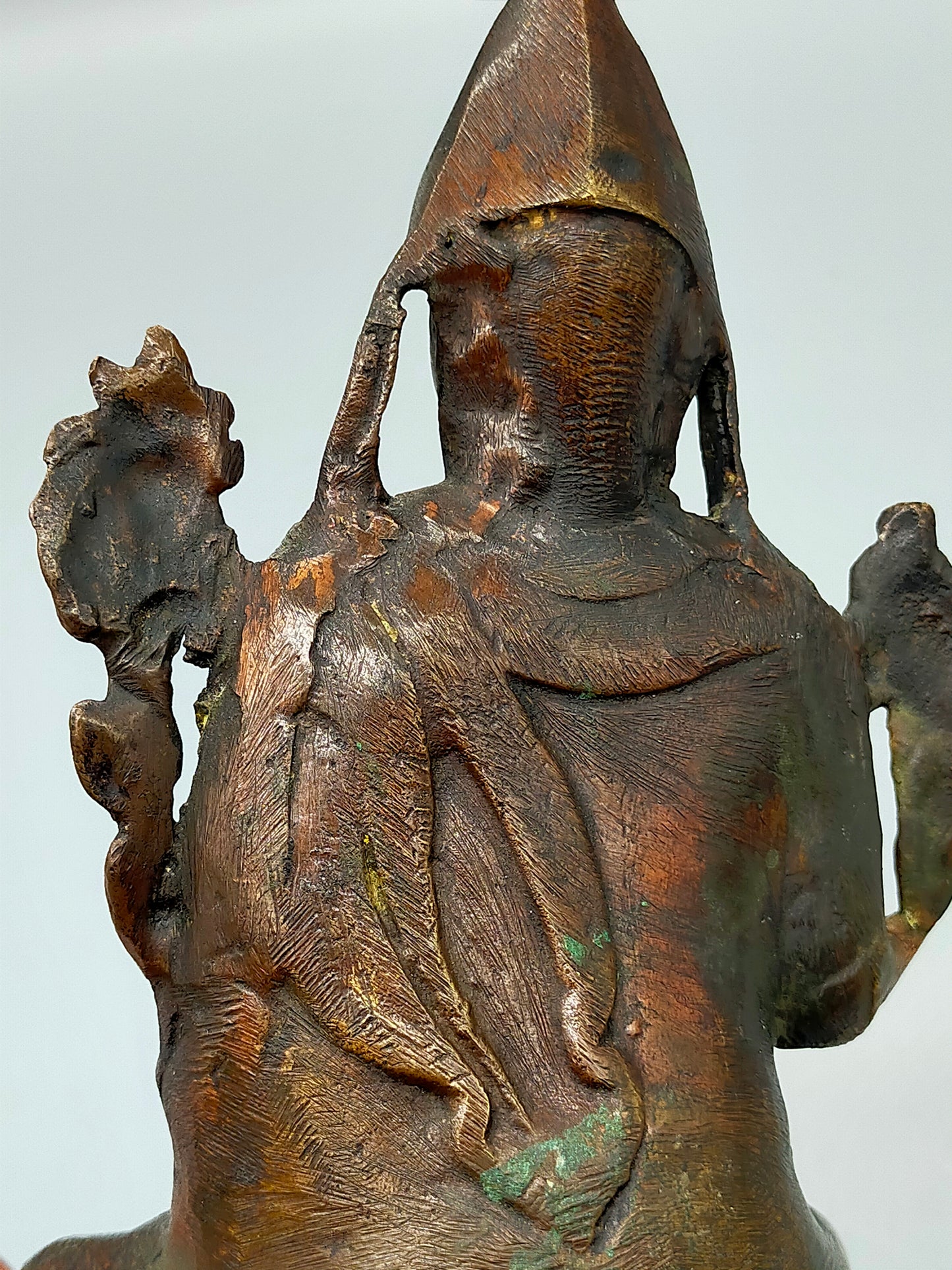 Antike Bronze-Figur – Handgefertigte Asiatische Buddah