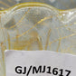 Elegante Murano Glasvase – Gelb Mit Goldflitter Und Wellenrand
