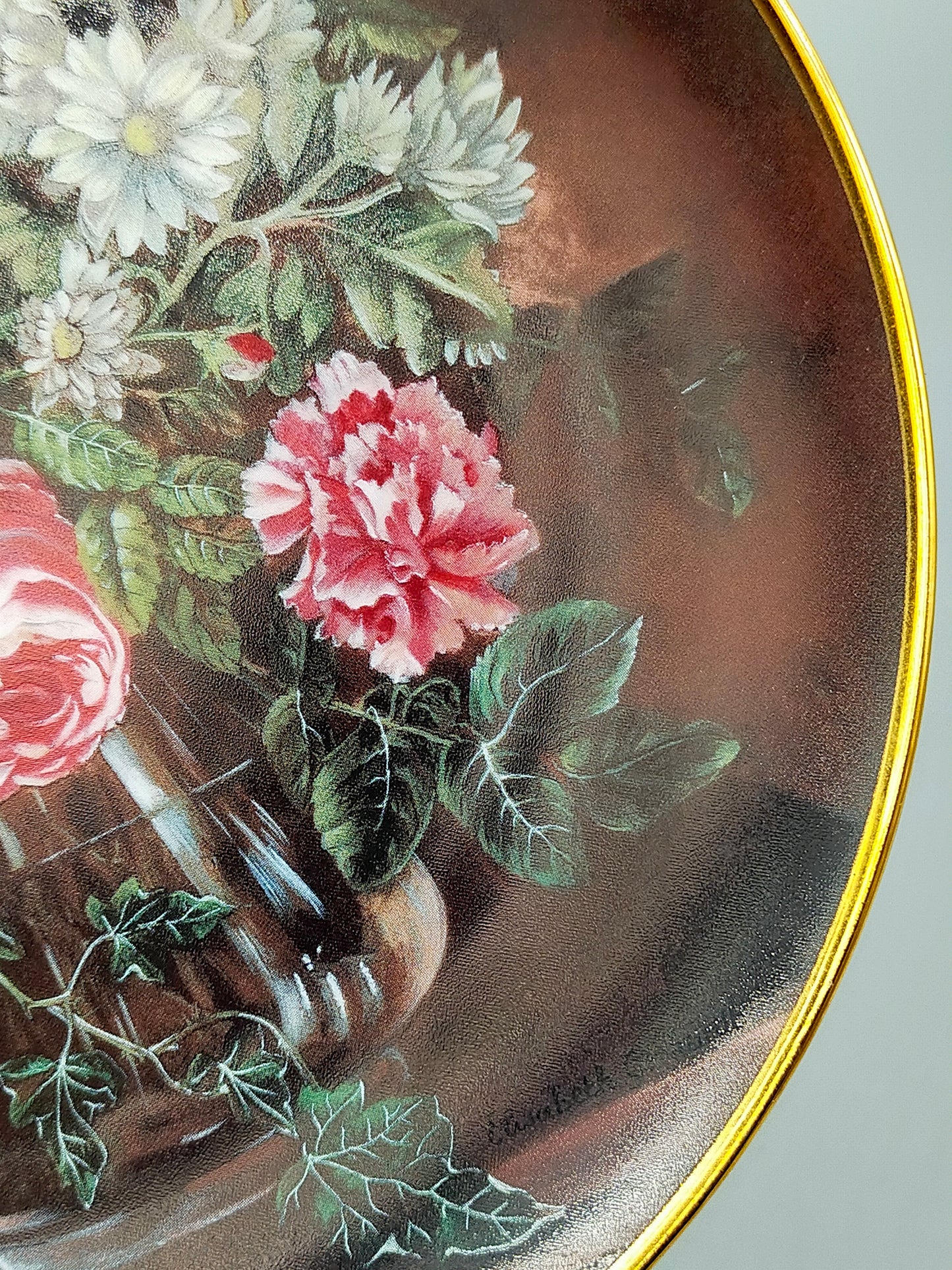 Porzellan MOSA Sierteller Rozen en Schelpen Elisabeth Gerhardt
