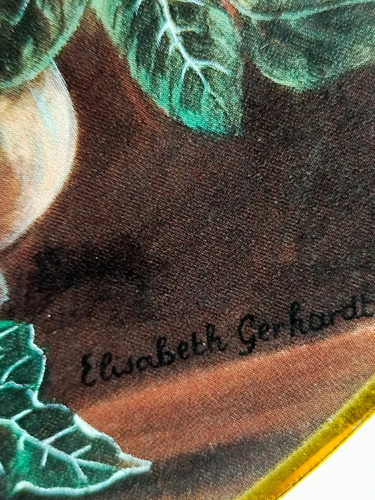 Porzellan MOSA Sierteller Rozen en Schelpen Elisabeth Gerhardt