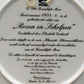 Porzellan MOSA Sierteller Rozen en Schelpen Elisabeth Gerhardt