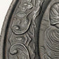 Antiker Zierteller Gusseisen Relief Tavernenszene Wandschmuck