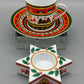 Weihnachtskerzenhalter & Tasse mit Untertasse Hutschenreuther-Ahorn
