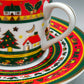 Weihnachtskerzenhalter & Tasse mit Untertasse Hutschenreuther-Ahorn