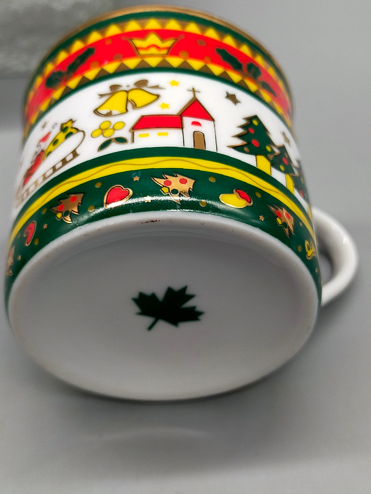 Weihnachtskerzenhalter & Tasse mit Untertasse Hutschenreuther-Ahorn