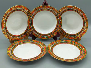Elegante Ahorn Porzellanschalen – Dekoratives Set