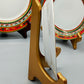 Elegantes Ahorn Porzellan Tellerset – Weihnachtliches Dekor