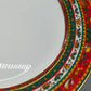 Elegantes Ahorn Porzellan Tellerset – Weihnachtliches Dekor