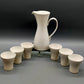 Elegante KPM Berlin Porzellan Kanne mit 6 Bechern – Set Design