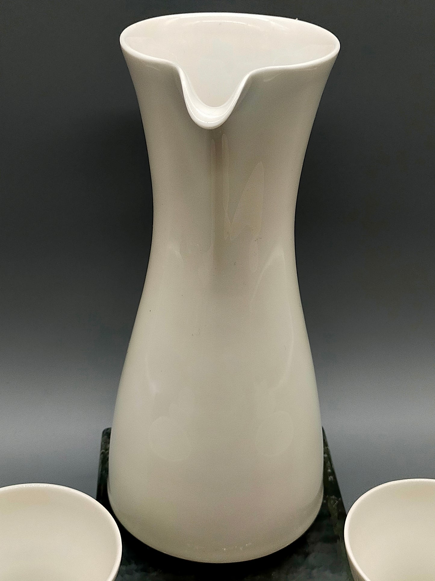 Elegante KPM Berlin Porzellan Kanne mit 6 Bechern – Set Design