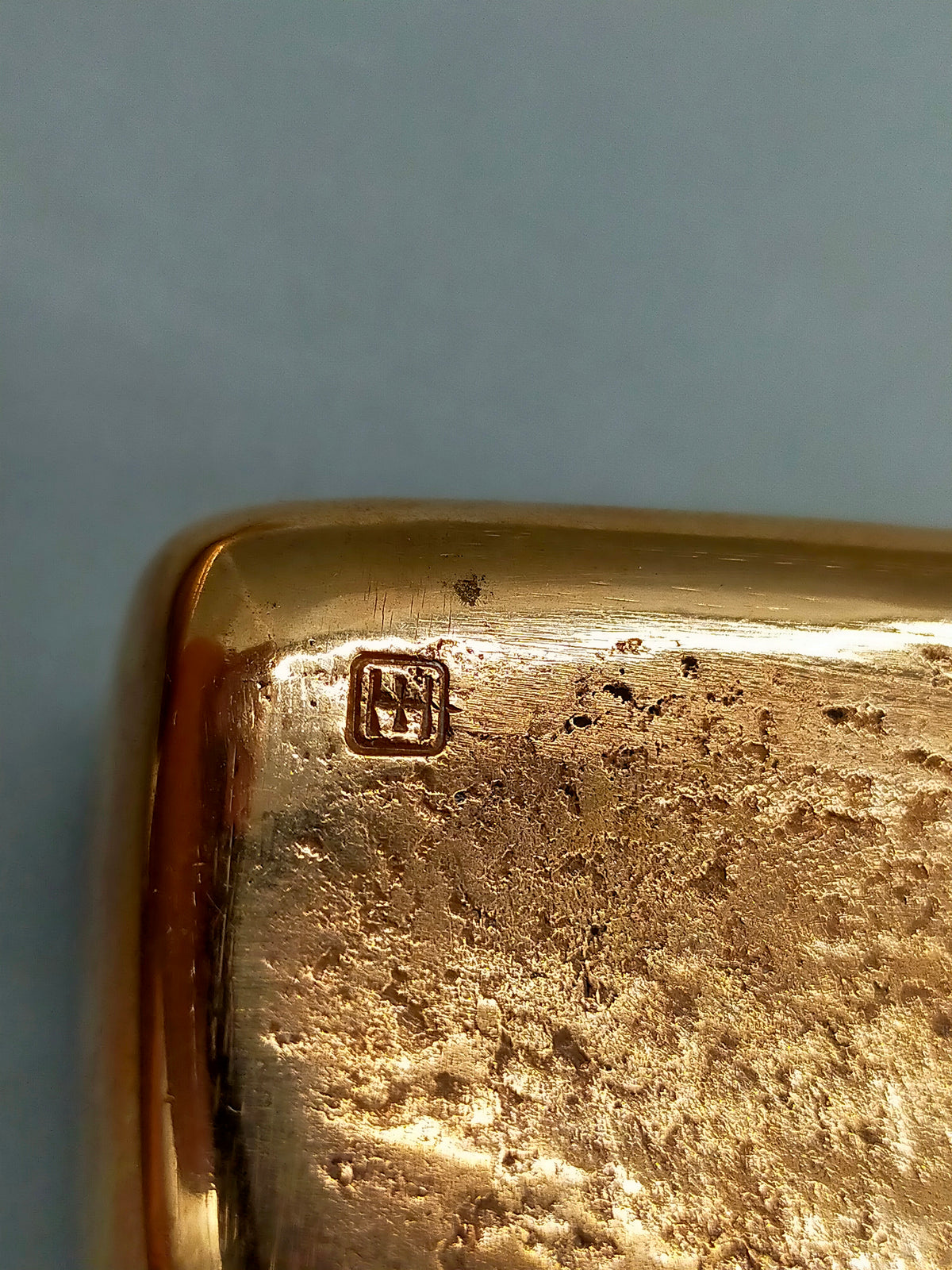 Moderne Messing Skulptur – Abstrakte Design Deko Figur