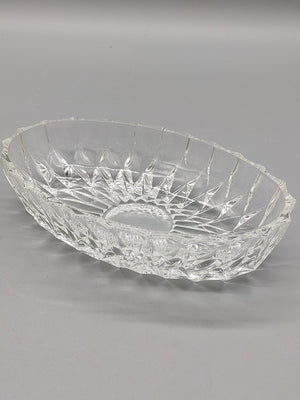 Elegante Bleikristall Schale – Geschliffene Dekorative Glasschale